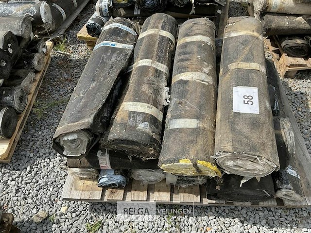 1 pallet diverse rollen bitumineuze dakbedekking - afbeelding 2 van  2