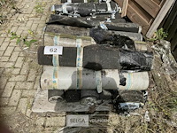 1 pallet diverse rollen bitumineuze dakbedekking - afbeelding 1 van  2