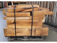 1 pallet eiken rest stukken mix, ca. 0.8m3 - afbeelding 2 van  5