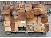 1 pallet eiken rest stukken mix, ca. 0.8m3 - afbeelding 3 van  5