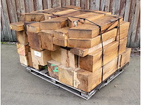 1 pallet eiken rest stukken mix, ca. 0.8m3 - afbeelding 5 van  5