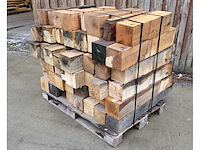 1 pallet eiken reststukken 150 x 150 mm, ca 1m3 - afbeelding 1 van  6