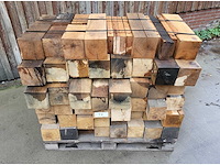 1 pallet eiken reststukken 150 x 150 mm, ca 1m3 - afbeelding 5 van  6