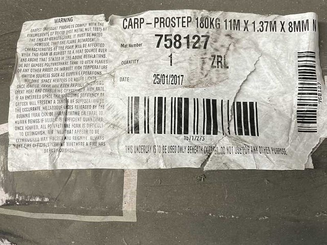 1 pallet fonoassorbente prostep 8 mm - afbeelding 3 van  3