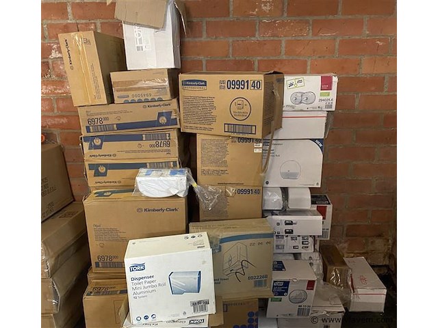 1 partij tork, kimbery clark, handdoekdispenser, toiletdispenser, verschillende modellen - afbeelding 2 van  5