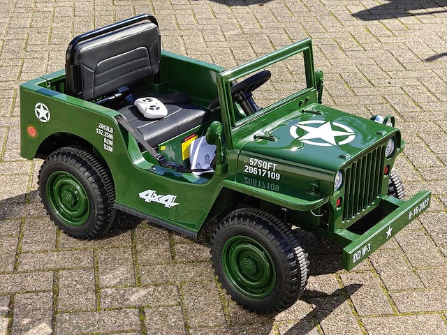 1 pers - kinder mini willy jeep - afbeelding 9 van  12