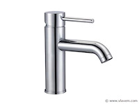 1-persoons badkamermeubel 80 cm - donkergrijs - incl. kranen - afbeelding 5 van  5