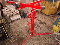 1 platen lift +gipsschuurmachine