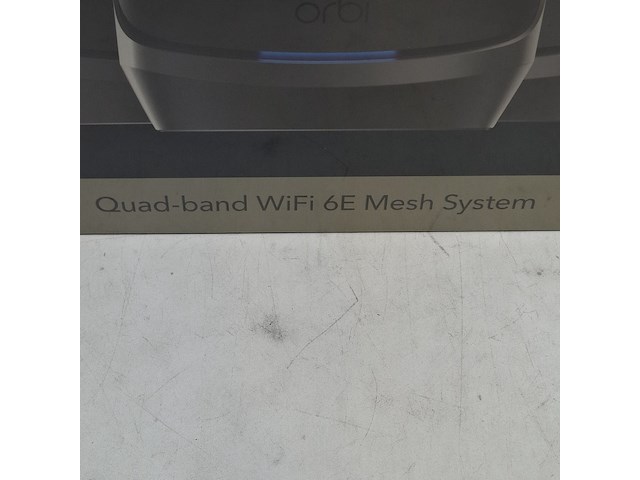 1 router systeem, netgear, orbi black - quad band wifi 6e mesh system - afbeelding 2 van  6
