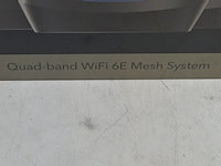 1 router systeem, netgear, orbi black - quad band wifi 6e mesh system - afbeelding 2 van  6