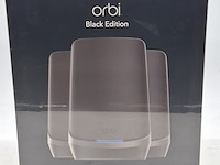 1 router systeem, netgear, orbi black - quad band wifi 6e mesh system - afbeelding 1 van  6