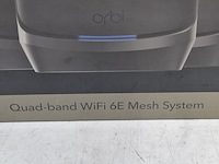 1 router systeem, netgear, orbi black - quad band wifi 6e mesh system - afbeelding 2 van  6
