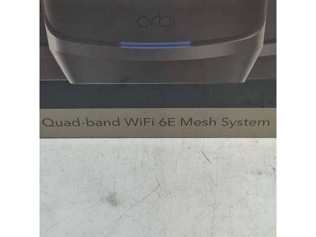 1 router systeem, netgear, orbi black - quad band wifi 6e mesh system - afbeelding 2 van  6