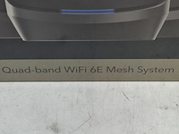 1 router systeem, netgear, orbi black - quad band wifi 6e mesh system - afbeelding 2 van  6