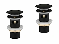1 set afvoerpluggen pop-up - met overloop - mat...