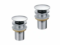1 set afvoerpluggen pop-up - zonder overloop -...