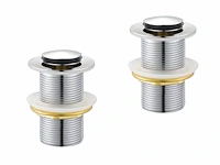 1 set afvoerpluggen pop-up - zonder overloop -...