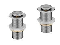 1 set afvoerpluggen pop-up - zonder overloop -...