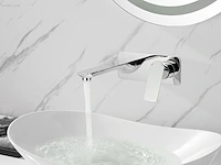 1 set inbouw muurkranen - chroom - afbeelding 3 van  5