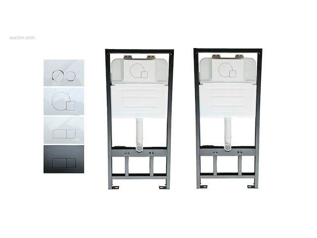 1 set toilet inbouwreservoirs - waterbesparend... - afbeelding 1 van  4