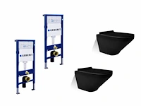 1 set toiletsets - geberit inbouwreservoirs -...