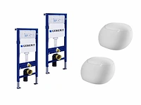 1 set toiletsets - geberit inbouwreservoirs -...