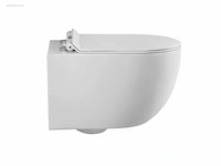 1 set toiletten - wit - super flush - hangend -... - afbeelding 2 van  4