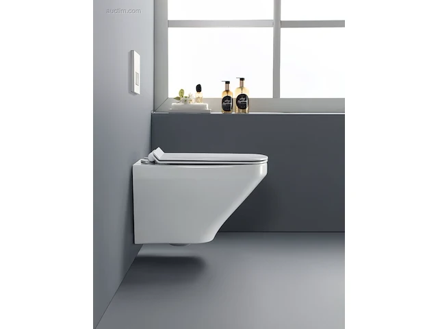 1 set toiletten - wit - super flush - hangend -... - afbeelding 6 van  10
