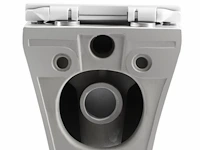 1 set toiletten - wit - super flush - hangend -... - afbeelding 10 van  10