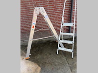 1 trap (2 traps met 6 treden) en 1 keukentrap - afbeelding 1 van  2