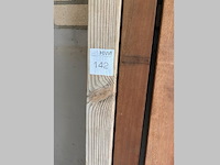 1 vuren paal 9 x 9 cm, 2,5m - afbeelding 1 van  2