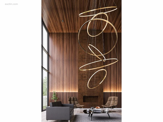 1 x aurora 512 design armatuur goud - afbeelding 2 van  9