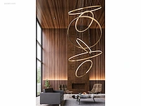 1 x aurora 512 design armatuur goud - afbeelding 2 van  9