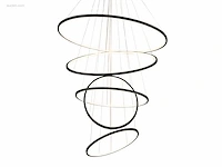 1 x aurora 512 design armatuur zwart - afbeelding 2 van  11