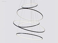 1 x aurora 512 design armatuur zwart - afbeelding 7 van  12