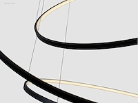 1 x aurora 512 design armatuur zwart - afbeelding 9 van  12