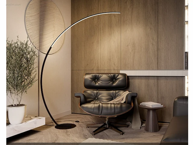 1 x bo led design vloer lamp zwart - afbeelding 2 van  7