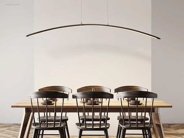 1 x bo led pendel design armatuur zwart - afbeelding 4 van  5