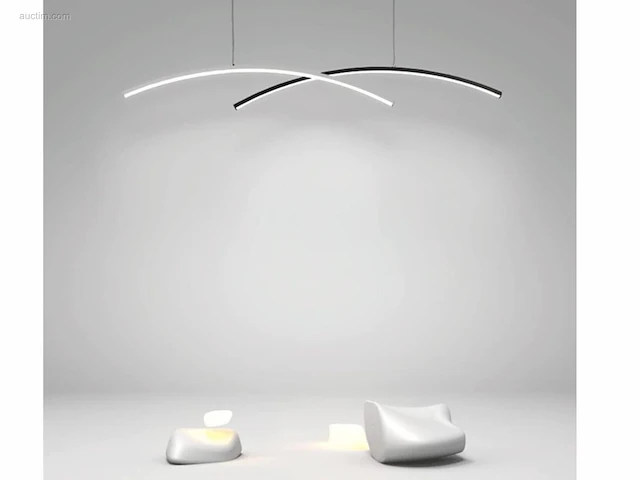 1 x bo led pendel design armatuur zwart - afbeelding 3 van  7