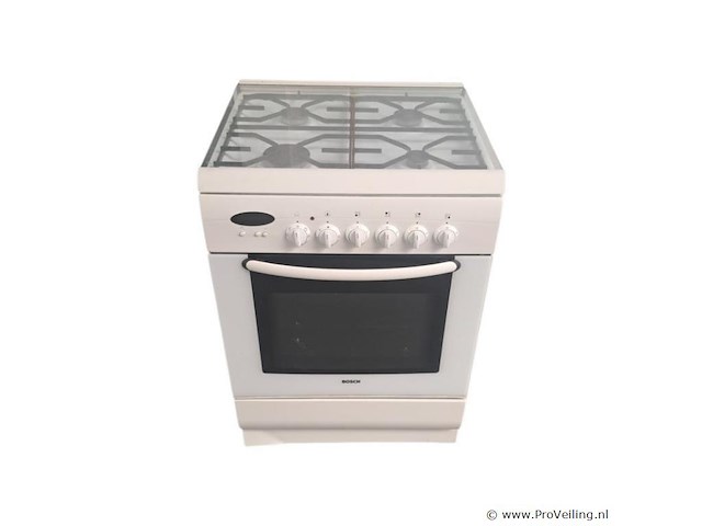 1 x bosch 4 pits gasfornuis met elektrische oven - afbeelding 2 van  2