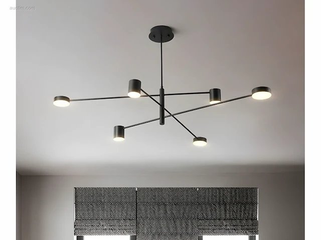 1 x eliko 10 led hanglamp zwart - afbeelding 4 van  7