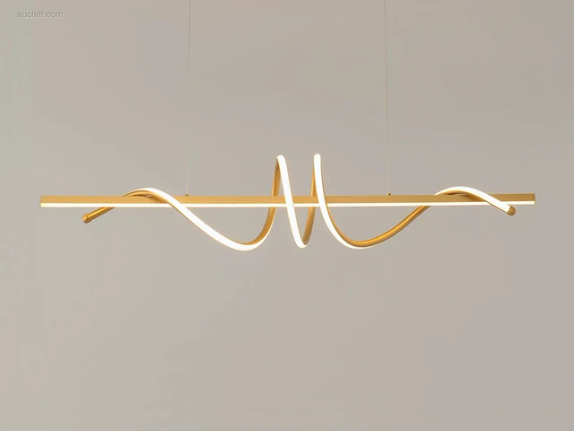 1 x flow led design armatuur goud - afbeelding 8 van  8