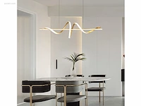 1 x flow led design armatuur goud - afbeelding 4 van  8