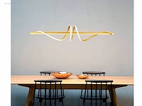 1 x flow led design armatuur goud - afbeelding 6 van  8