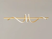1 x flow led design armatuur goud - afbeelding 9 van  9