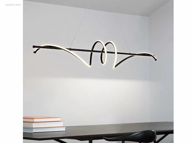 1 x flow led design armatuur zwart - afbeelding 1 van  8