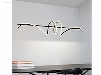 1 x flow led design armatuur zwart
