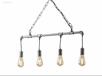 1 x industriële retro hanglamp 6 lichts - afbeelding 6 van  7