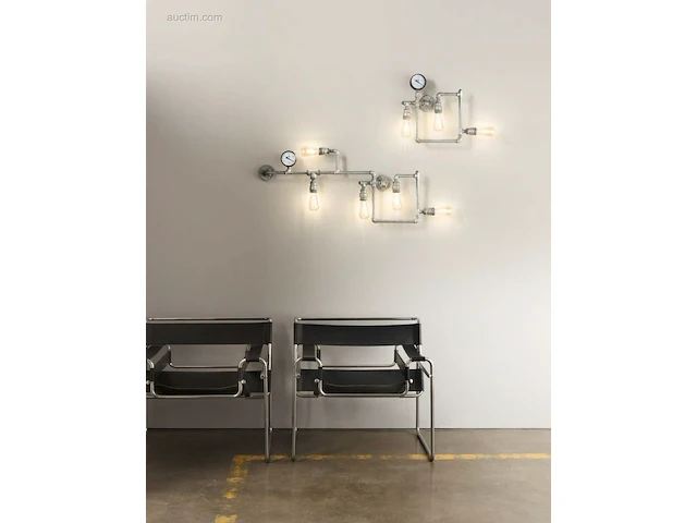 1 x industriële retro wandlamp 5 lichts - afbeelding 5 van  6