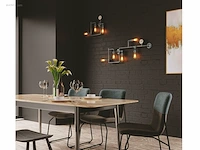 1 x industriële retro wandlamp 5 lichts - afbeelding 2 van  8